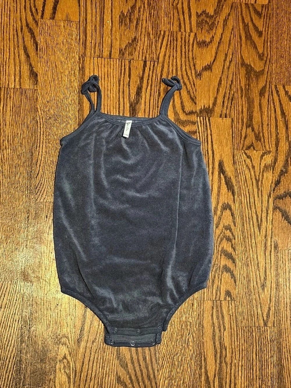 Rylee + Cru Terry Nala Romper Blue Bodysuit